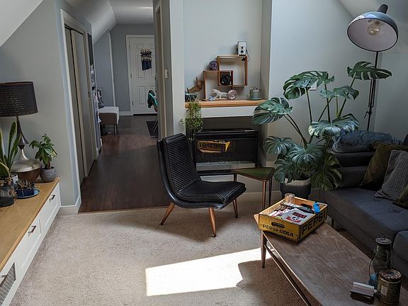 Living room looking toward kitchen