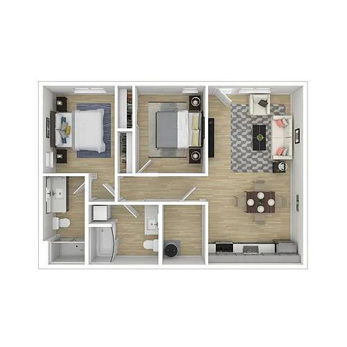 Floor plan 2 Bedroom