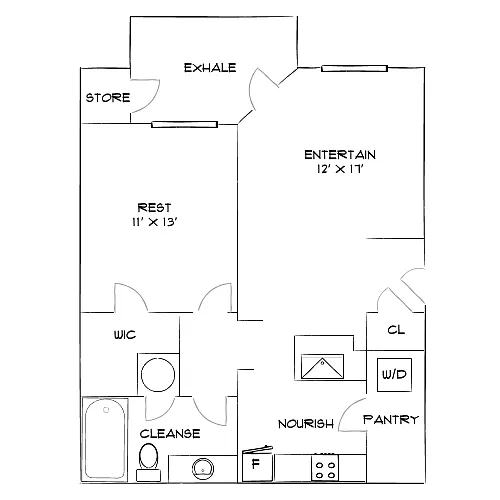 Floor plan Design 1A