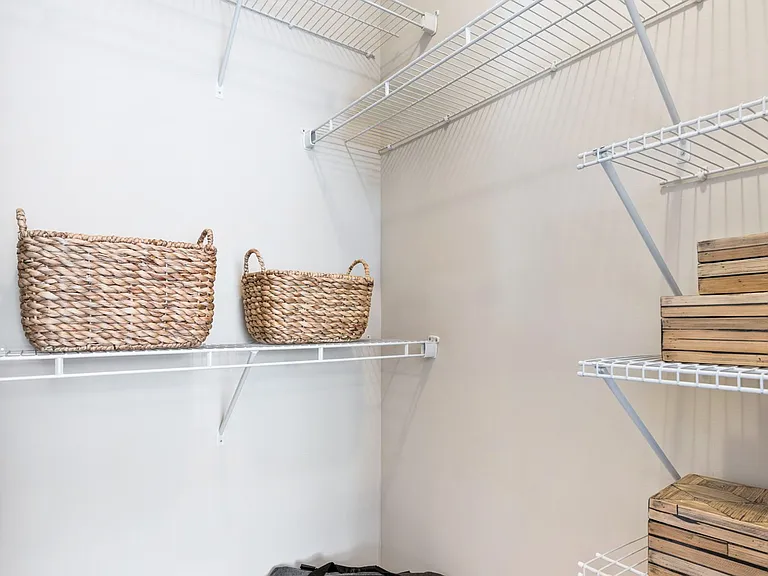 Large walk-in closets