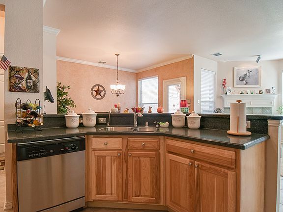 Kitchen open to living and  breakfast nook area