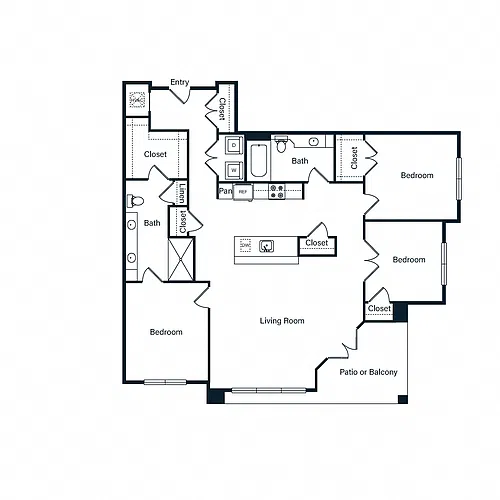 Floor plan C1-1