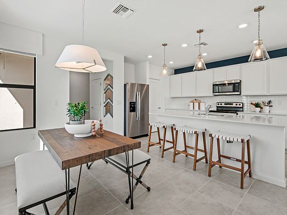 Kitchen and cafe area