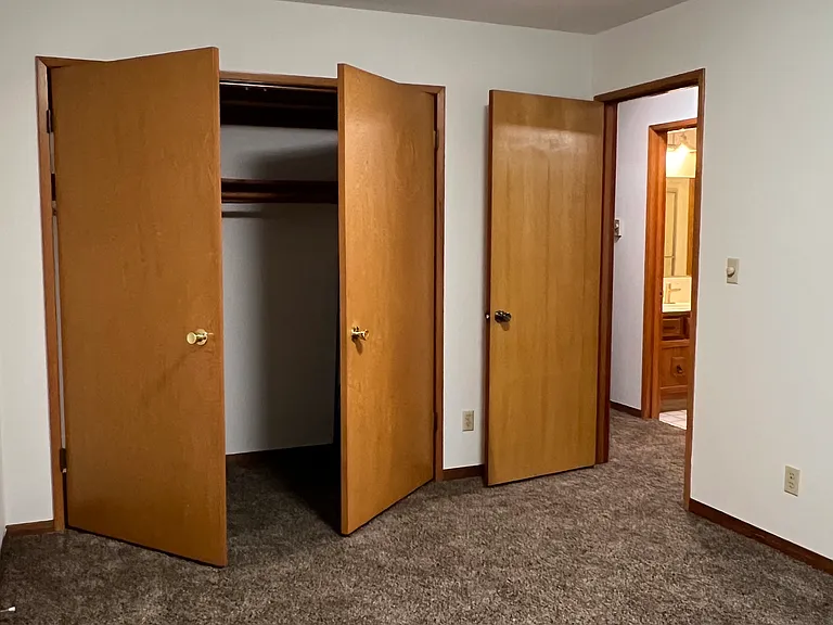 Large bedroom with walk in closet.