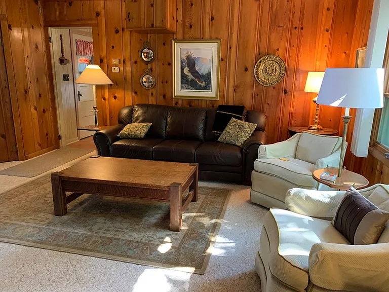 Furnished living room.