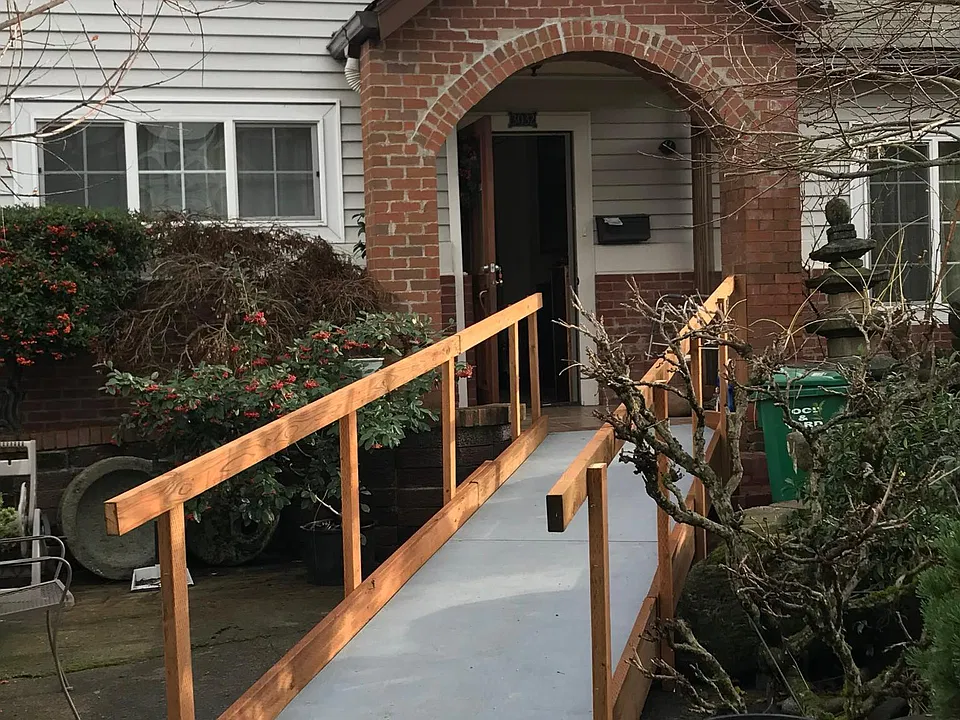 Entrance to house and unit