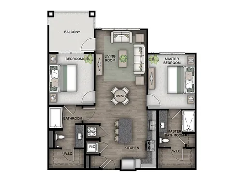 Floor plan Monroe
