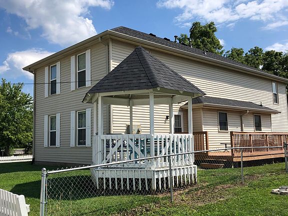 Back of home with Gazebo