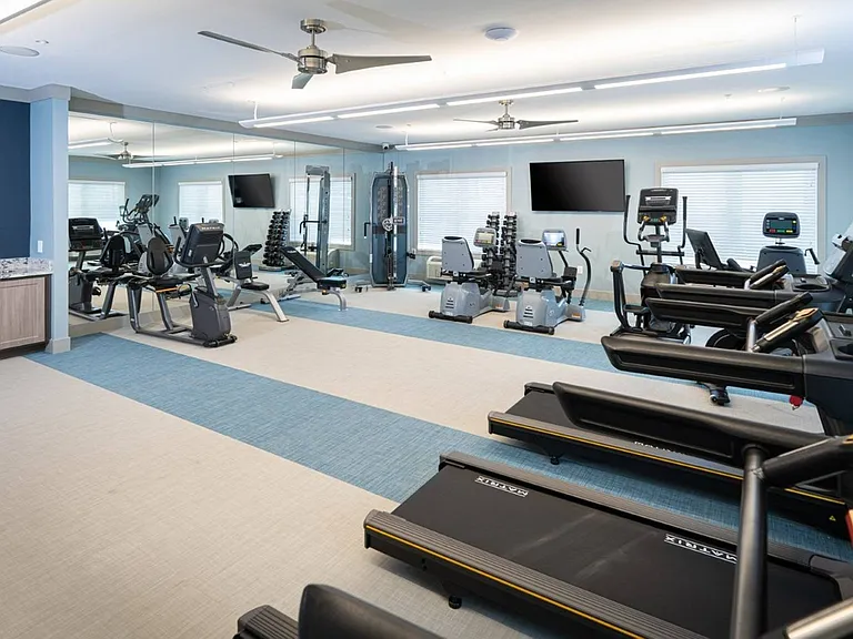 A well-maintained space for daily workouts.