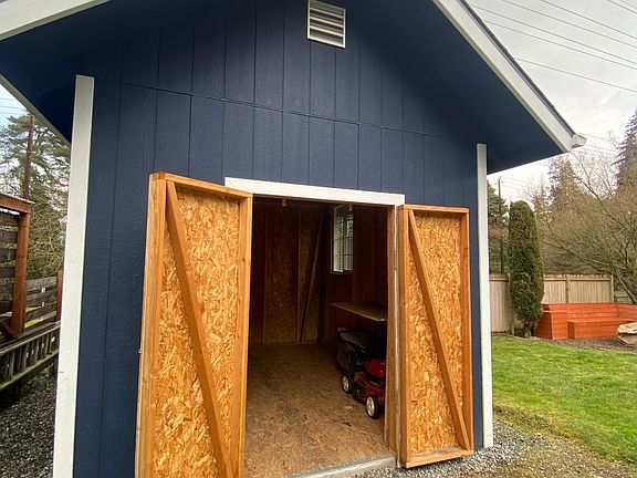 Over-sized tall shed