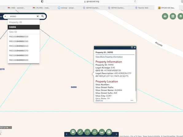 Pn 94990 Horizon City #87-lot 12, El Paso, TX 79928