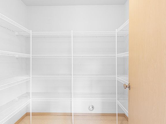Kitchen with walk in pantry and plenty of shelf space for storage