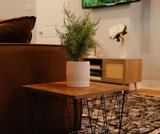 Living space, TV - shared.