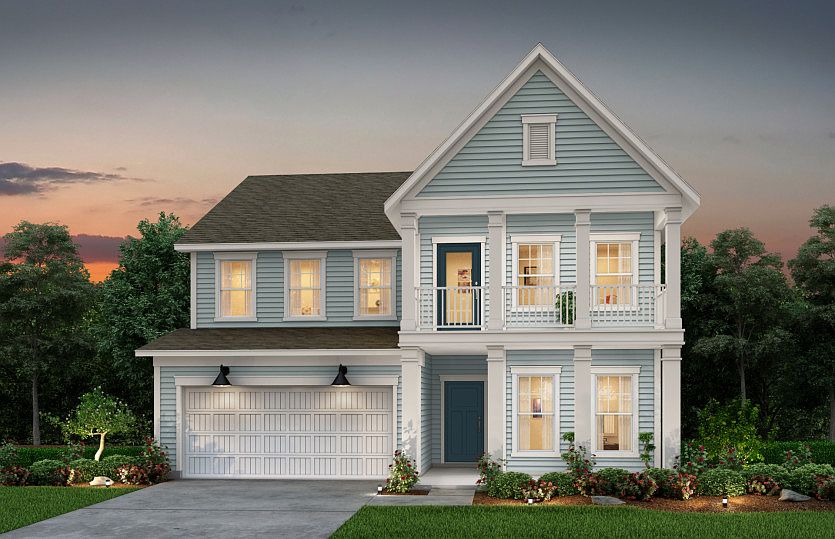 Continental Exterior 26 with a large second floor porch. - Representation