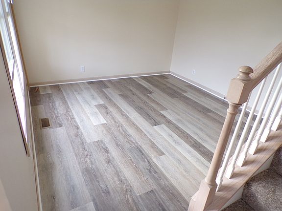 formal living room with new floor