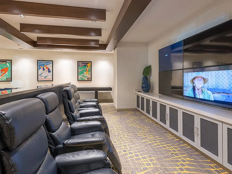 Skip the movie theater and enjoy the media room at Windsor at Hopkinton