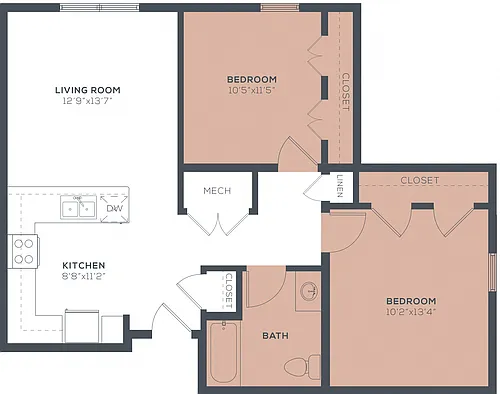 Floor plan 2B
