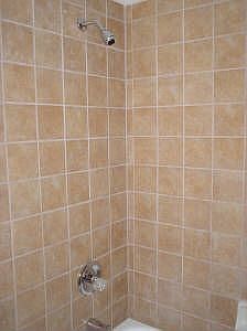 Masterbath with Ceramic Tile Tub