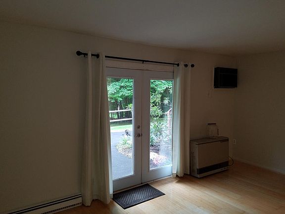 Living room with French door/entrance