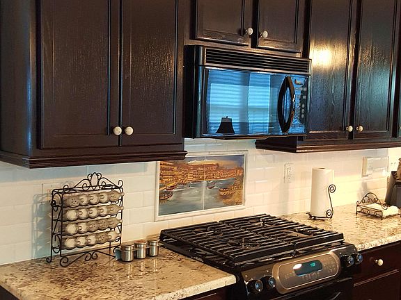 Custom tile backsplash