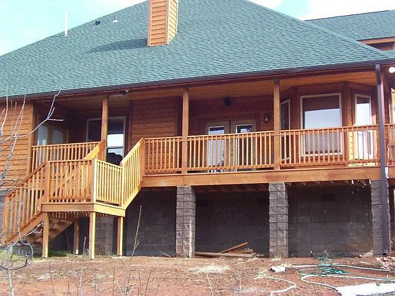 Full Length Redwood Deck to Enjoy the Views Facing West