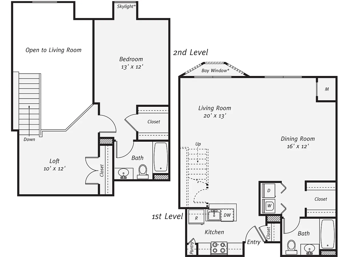 Floor plan A13LP