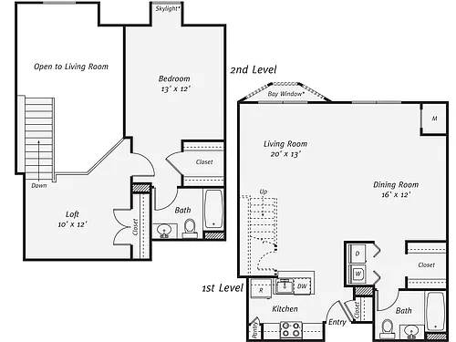 Floor plan A13LP