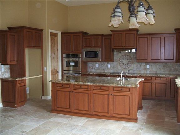 spacious kitchen area