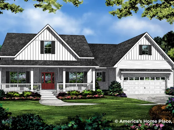 Berglund Modern Farmhouse Plan, Gainesville, GA: Build On Your Lot