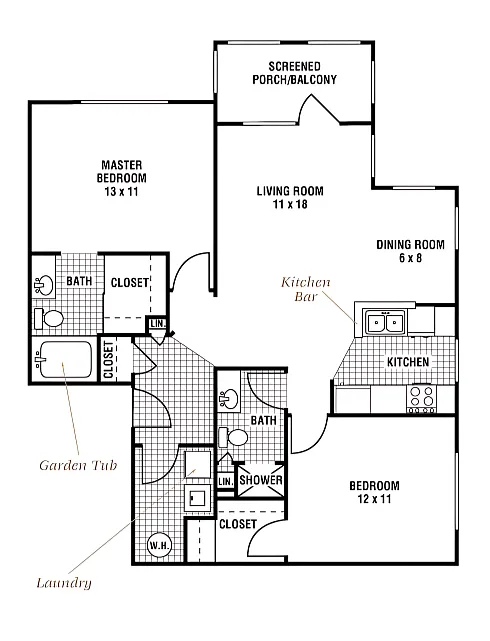 Floor plan Castle Pines