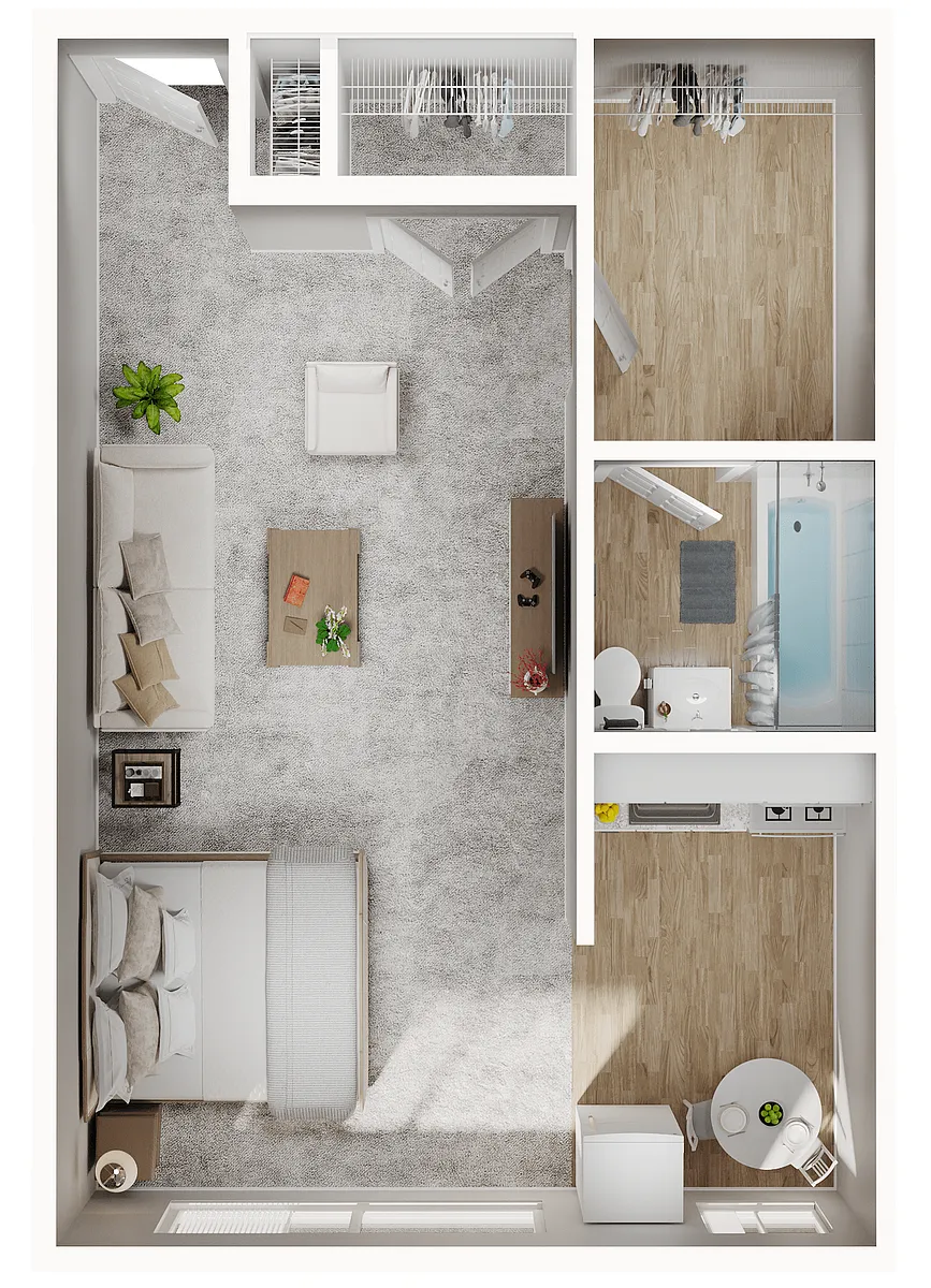 Floor plan Studio