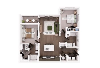 Switchback (B1) - Home 1109 - 1067 SF