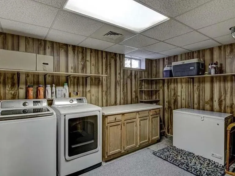 downstairs laundry room, included washer and dryer