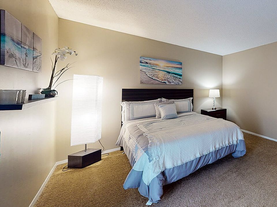 Cozy Bedroom with Carpeting