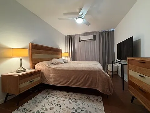 Master bedroom night picture