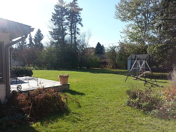 large backyard