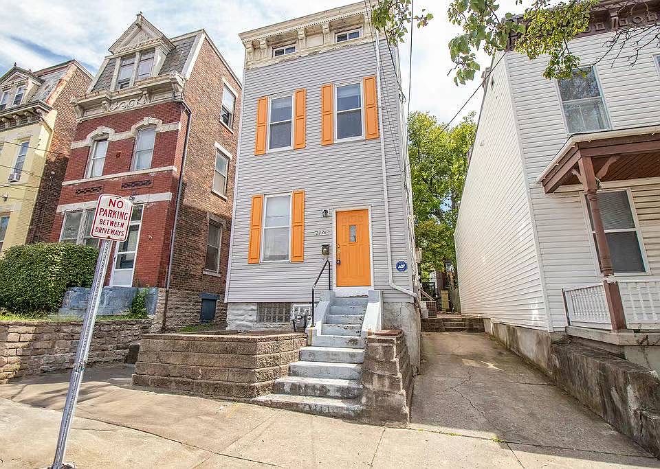 Front of house with off-street parking