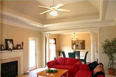 Living Room - ceiling view