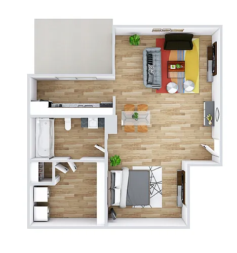 Floor plan Studio