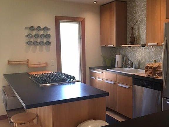 spacious kitchen, task lighting