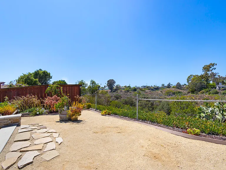 Westerly Tecolote canyon view from back yard - excellent privacy