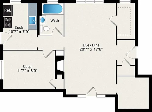 Floor plan A10