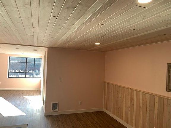 Dining area looking out towards living room