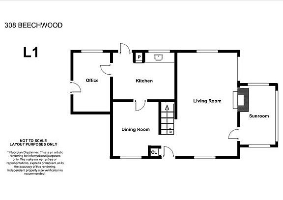 First floor floor plan