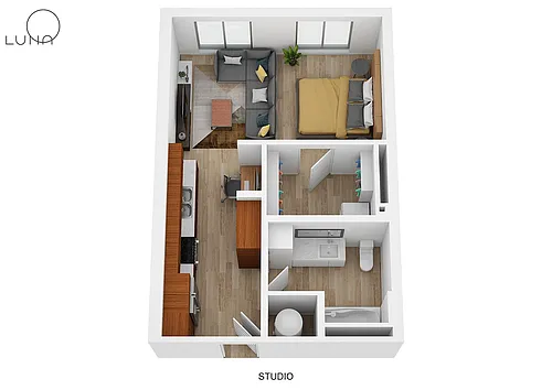 Floor plan Studio