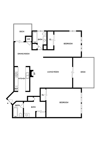 Floor plan Riverwood (B4gi)