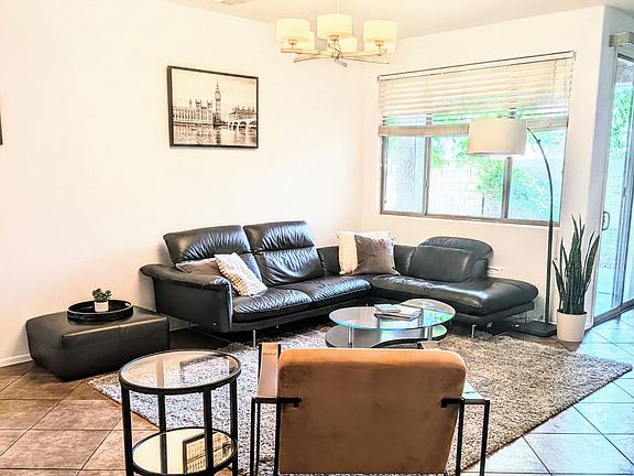 Close up of living room area