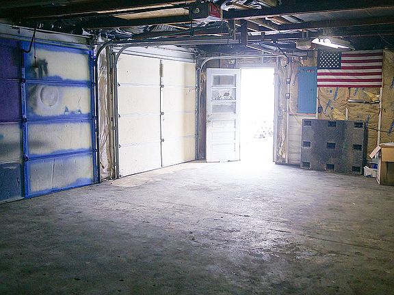 Full 3 car heated garage