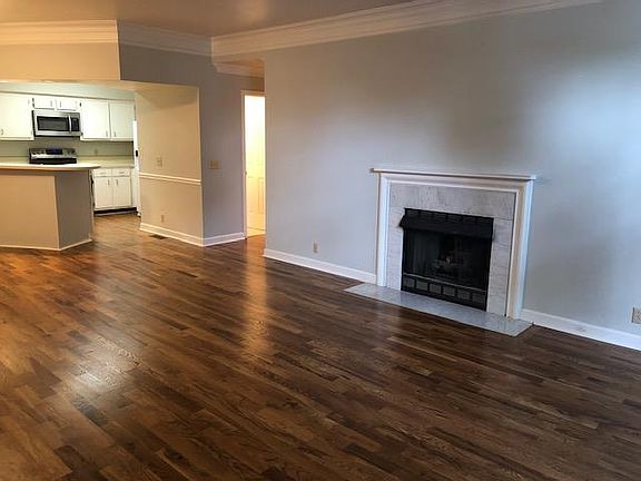 Living Room & Kitchen - New Hardwood Floors June 2020