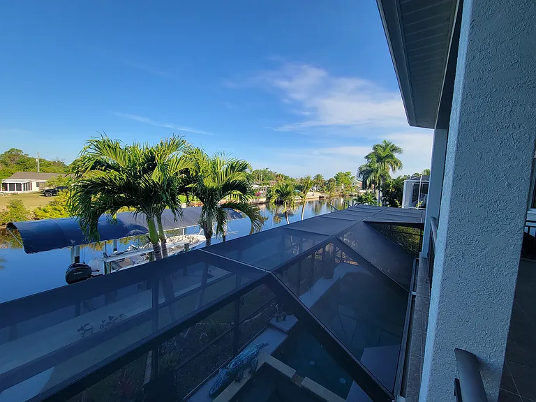 Upper rear balcony view